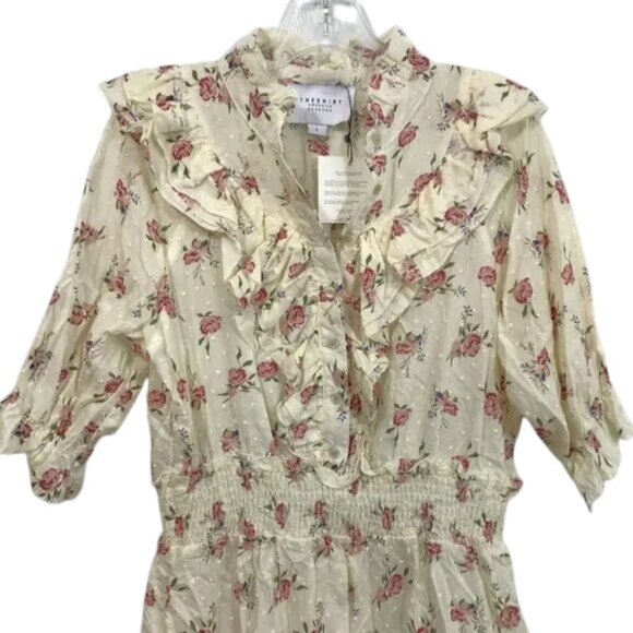 THE SHIRT Rochelle Behrens Floral Dress L - Picture 2 of 8